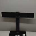 Universal Swivel/Table Top TV Stand 27 to 60 inch TVs 80 Degree Swivel, 4 Level Height Adjustable, Heavy Duty Tempered Glass Base, Holds up to 99lbs Screens, HT04B-001