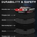 EZARC Cut Off Wheels 25 Pack, 6'' x .045'' x 7/8'' Thin Grinder Cutting Wheel, Metal & Stainless Steel Cutting Disc for Angle Grinders