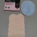 Bamboobies Nursing Pads, Ultra-Soft Velour, Reusable, Washable & Leak-Proof, 6 Ultra-Thin and 2 Overnight Pads for Breastfeeding