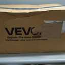 VEVOR Push Lawn Sweeper, 21inch Leaf & Grass Collector, Heavy Duty Thickened Steel Durable to Use with Large Capacity 3.5 cu. ft. Mesh Collection Hopper Bag, 2 Spinning Brushes