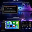 Car Radio for Chevy Silverado 1500/2500/3500 2003-2006, GMC Sierra 1500/2500/3500 2003-2006, Impala 2000-2005, 7inch Suburban Hummer H2 Stereo Touch Screen Wireless Carplay Android Auto GPS FM 5Gwifi
