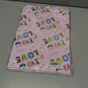 4 x RiukRaiu Valentine's Day Wrapping Paper for Men Women - Pink Gift Wrap Balloon Heart Envelope for Romantic Lovers Wedding - 4 Folded Sheets 28 X 40 Inch, Easy to Store