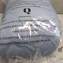 Monbix Queen Comforter Set - 7 Pieces Dusty Blue Cationic Dyeing Bed in a Bag Queen Bedding Sets with Sheets, Pillowcases & Shams, Reversible Bedding Comforters