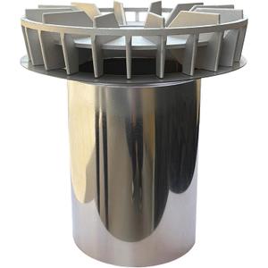 6 Inch Stainless Steel Roof Drain, Roof Drains for Flat Roofs, Drain Cover, 6 Inch Push-in Pipe Size, Very Efficient Drainage Speed, It Can Also Prevent Drain Clogs.