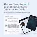 Nox Sleep 3D Sleep Mask for Men, 100% Blackout Eye Mask for Sleep, Ice Silk Adjustable Sleeping Mask for Side Sleepers, Soft Breathable Blindfold, Perfect Sleep Mask for Travel & Women (Black)