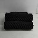 1 Pack Acoustic Panels, 48''X24''X2'' Egg Crate Foam Soundproof Wall Panels, Sound Proof Foam Panels for Walls and Ceiling, High Density Fireproof Studio Noise Cancelling Foam Panels, Black