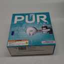 PUR PLUS Horizontal Faucet Mount Water Filtration System with 3-in-1 Lead Reducing Filter for Great-Tasting Filtered Tap Water, Lasts 100 Gallons, Fits Most Kitchen or Bathroom Faucets, Chrome