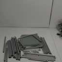 Shoe Rack 4 Tier Long Storage Organizer Wide Metal Shoe Shelf for Closet Entryway Grey