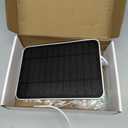 Solar Panel Charger Compatible with Arlo Essential 2K Outdoor(2nd Gen)/Essential XL Camera(2nd Gen)/Essential Spotlight, 5W Solar Panel with IP65 Waterproof 10ft Micro USB-C Cable & Wall Mount, 1 Pack