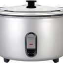 Panasonic Commercial Electric Rice Cooker, 208V Extra-Large Capacity 80-Cup (Cooked), 40-Cup (Uncooked) with One-Touch Operation - SR-GA721L - Silver