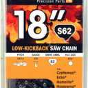 Replacement Chains for 18 Inch Craftsman, Echo, Homelite, Poulan and other saws M72