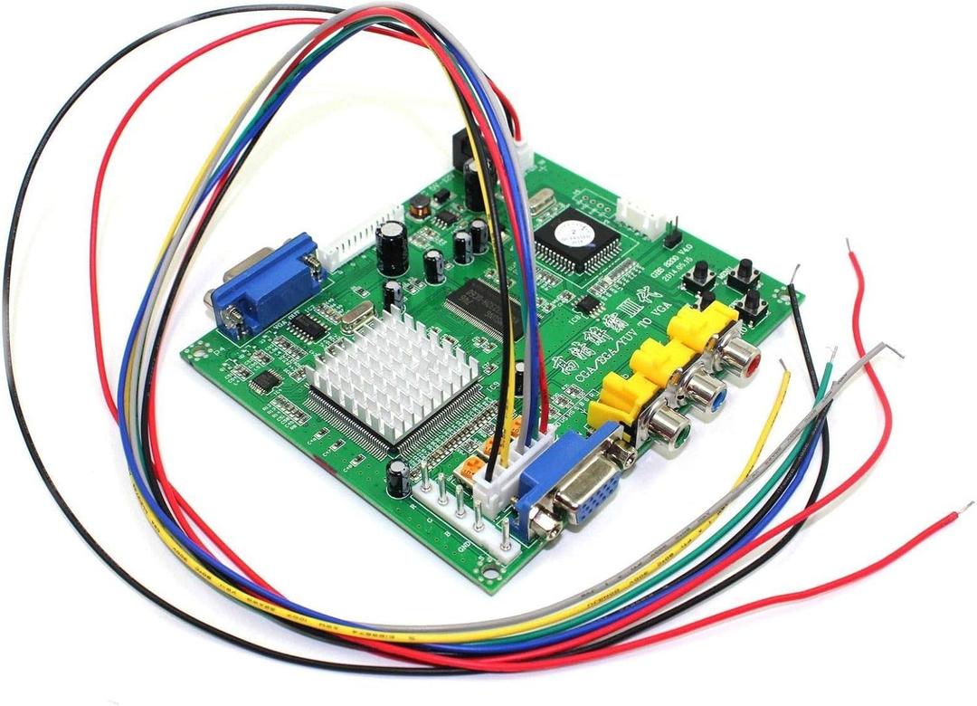 Video Converter GBS8200 1 Channel Relay Module Board CGA/EGA/YUV/RGB to VGA HD Arcade Jamma Game Video Converter Board 1 VGA Output CRT PDP LCD Monitor GBS-8200