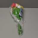 15PCS Artificial Tulips Flowers,Real Touch 14" Silk Fake Tulips,Bulk Fake Flowers,Faux Flowers,Artificial Flowers for Home Kitchen Office Dining Room Wedding Decorations (Colorful)