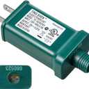 Enhon 29V LED Power Supply, UL Certification LED Transformer Replacement Class 2 Power Supply, Low Voltage Transformer US Plug Adapter for Christmas Tree Light, Green, Right Positive(TS-6W29V)