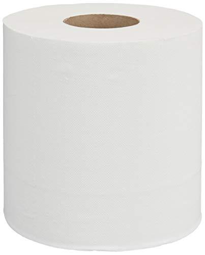 AmazonCommercial 2-Ply Soft, Absorbent Centerpull Paper Towels Compatible with Universal Dispensers, FSC Certified, 7.6 x 9 in, 6 Rolls, 600 Towels per Roll