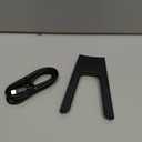 JSAUX Switch 2 Charging Grip for Switch 2, Magnetic Grip Controller Compatible with Switch 2 JoyPads, Play While Charging with LED Indicator& 1.5m/4.9ft Charger Cable-Black