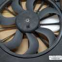 12V AC Condenser Cooling Radiator Fan Assembly Compatible with 2010-2017 Dodge Charger 2009-2018 Dodge Challenger 2.7L 3.5L 6.1L 6.4L 68050129AA 621-526