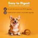 Pork Chomps Roasted Pork Skin Dog Chew, 6-inch Bagel, 1 Count (EXP 01/23/28)