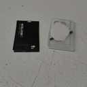 Uyiton Compatible with iPhone 17 Pro Camera Lens Protector - [Not Easy to Break][Strong Adsorption][Case-Friendly] Metal Tempered Glass Rear Camera Screen Cover - Silver, 2 Packs