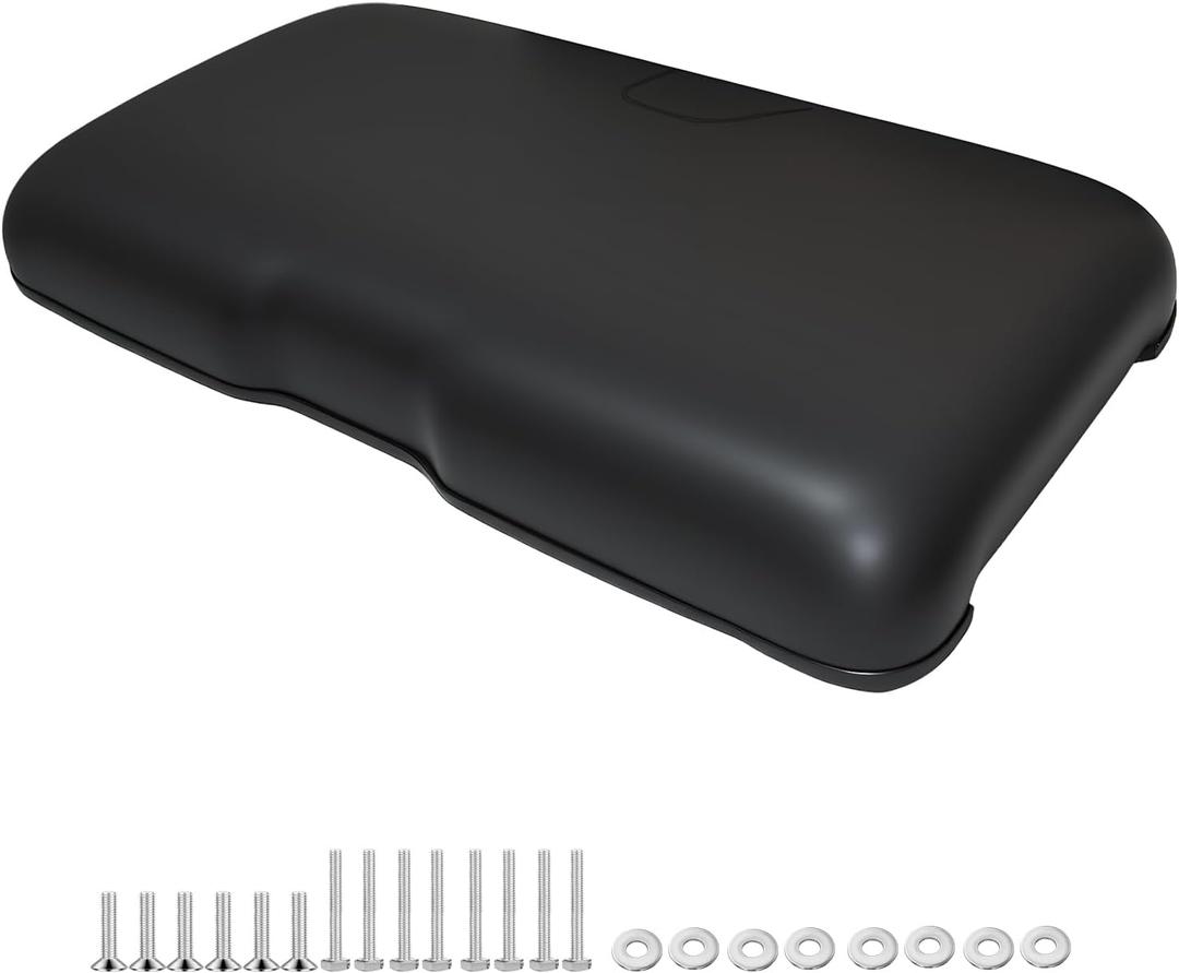 Golf Cart Front Seat Bottom Replacement Cushion Assembly for EZGO RXV 2008-up Models,Black