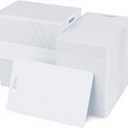 Pack of 500 White CR80 PVC Cards with Slot Punch on Short Side | 30 mil by easyIDea