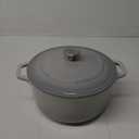Mueller 6 Quart Enameled Cast Iron Dutch Oven, Heavy-Duty Casserole and Braiser Pan with Lid and Knob, Safe for All Cooktops