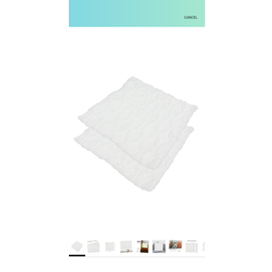 2 Piece Square Pillowcase Set Soft Short Wool Velvet Decorative Pillow Covers 17.72 Inches Beige for Bed Sofa