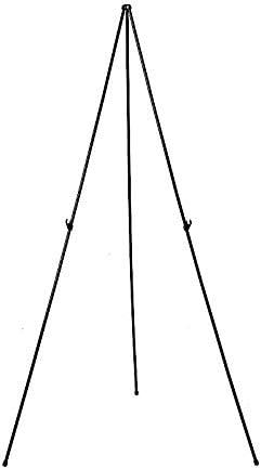 Black Metal Easel Collapsible Tripod Stand Wedding Party Events Reception Catering Decorations Supplies, 2 Pack