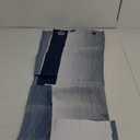 Estelar Textiler Navy Blue and Greyish White Blackout Curtains for Bedroom 84 Inches Long, Full Room Darkening Grommet Curtains for Living Room,Thermal Insulated Ombre Drapes,52Wx84L,2 Panels