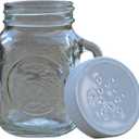 Golden Harvest Ball Mason Jar Glass Salt and Pepper Shakers, Pack Of 2, Clear (8541945186)