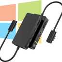 New Surface Dock Dual Displays HDMI+VGA with Power Adapter, 11 in 1 Surface Docking Station for Surface Pro 12/11/10/9/8/X/7/6/5/4/3, Surface Laptop 7/6/5/4/3/2/1, Surface Book Go Dock, AC/DC  Adapter BX1504800