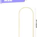 Wedding Arch Backdrop Stand 6FT Gold Wedding Balloon Arched Backdrop Stand Square Arch Frame for Birthday Party Bridal Baby Shower Ceremony Decoration, ZG02-3