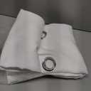 NICETOWN Blackout Patio Curtains 100 x 144 Inches Long for Sliding Door Extral Wide Blackout Curtain Panels Thermal Insulated Room Divider - Grommet Top, 100" W x 144" L, 1 Panel, White