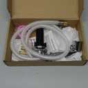 iFealClear Universal Kitchen Side Sprayer Compatible with Moen Faucet, Kitchen Sink Faucet Sprayer Replacement with Quick Connector/Hose/Holder, Pull Out Sink Sprayer Head, Easy to Install, Chrome