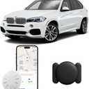 GPS Tracker for Vehicles, 1PCS Real Time GPS Tracker, Work with Find My (iOS Only), MINI Car Tracker Device Hidden, No Monthly Fee, Waterproof Vehicle Tracker, Magnetic Car Tracker
