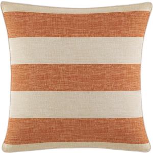 Tommy Bahama - Throw Pillow, Cotton Bedding with Envelope Closure, Home Decor for Bed or Couch (Palmiers Orange, 18" x 18")