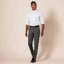 Amazon Essentials Men's Slim-Fit Flat-Front Dress Pant (Gray)