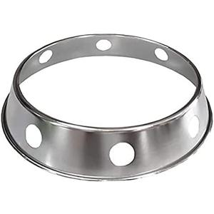 SUNRISE Kitchen Supply Plated Reversible Steel Wok Ring (8.25"/10.75")