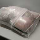 QUEEN ROSE Cooling Pregnancy Pillows, Maternity Pillow for Sleeping, 55in U Shaped Body Pillow for Pregnant Support, with Removable Silky Cover, Beige