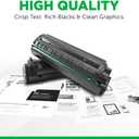 Clover Remanufactured High Yield Toner Cartridge (Reused OEM Chip) Replacement for HP 58X (CF258X) | Black