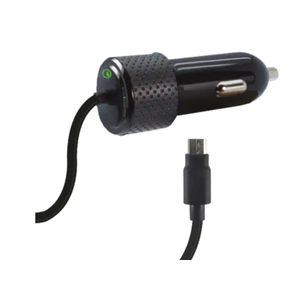 ZGear 28.8-Watt 2.4-Amp Adaptive Fast Charging Car Charger for Micro USB - Black