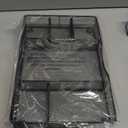 Desk Drawer Organizer Tray, Metal Mesh Drawer Organizers Office, 6 Adjustable Compartment, Desk Organizer Tray for Home Office 12.87L x 8.73D x 1.96H inch, Black, 1PC Medium