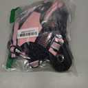 NESTROAD No Pull Dog Harness, Adjustable Oxford Dog Vest Harness with Leash, Reflective No-Choke Pet Harness with Easy Control Soft Handle for Small Dogs(Small, Pink) (S-Neck 11-15" chest 15-21")
