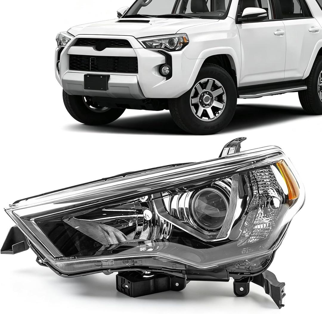 Left Headlight For Toyota 4runner 2014-2020 Headlamp Replacement w/o bulb