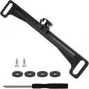 Universal Rear View Camera License Plate Bracket, Upgraded Anti-Rust Paint Full Stainless Steel Backup Camera License Plate Mount , No-Drill & Adjustable for Easy Installation