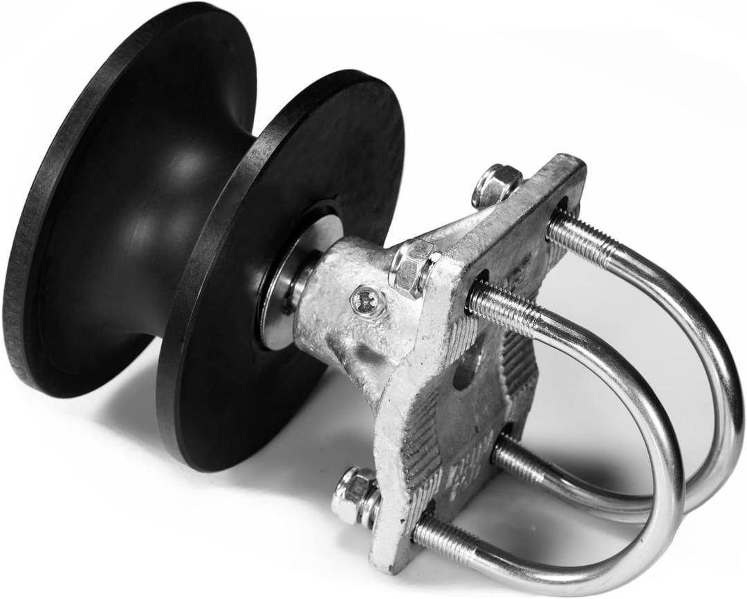 Cantilever Gate Rollers,Rolling Cantilever,Slide Gate Rollers, Nylon Rollers for 4" Round Post,2-3/8" or 2-1/2" Chain Link Fence Gate Frames, Gate Roller Sliding Gates, Chain Link Gate Roller-1pcs
