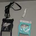 Niveaya 2 Pack IPX8 Waterproof Phone Pouch, Large Space Cell Phone Pouch Floating, Water Proof Phone Case with Lanyard, Phone Dry Bag Beach Cruise Ship Essentials(Up to 8.5")