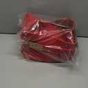 3-Pack Small Storage Baskets for Organizing | Woven Shelf Toy Basket | Rope Baskets for Gifts Empty | Closet Organizer Bins with Handles | Cube Decorative Box | 11.87.85.1 | Christmas Red