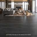 RORA Peel and Stick Floor Tile, 12-Pack 18 SF, Wood Plank Waterproof Vinyl