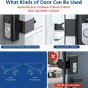 KIMILAR Anti-Theft Video Doorbell Mount Compatible with Ring/Blink Wireless Video Doorbell, Adjustable Mounting Bracket Accessories for Houses, Apartments, Businesses, Not for Blink 2nd Gen